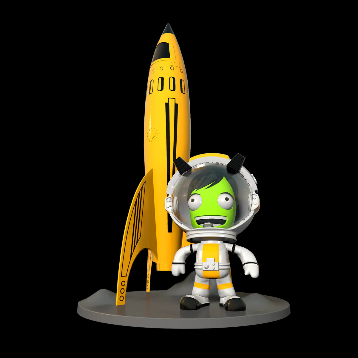 Estes Kerbal Val & Moondog Desktop Display